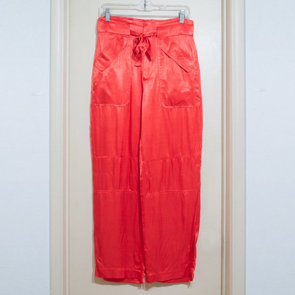 NWT J.Crew Drapey tie-waist cargo pant Size 4 - Picture 3 of 5